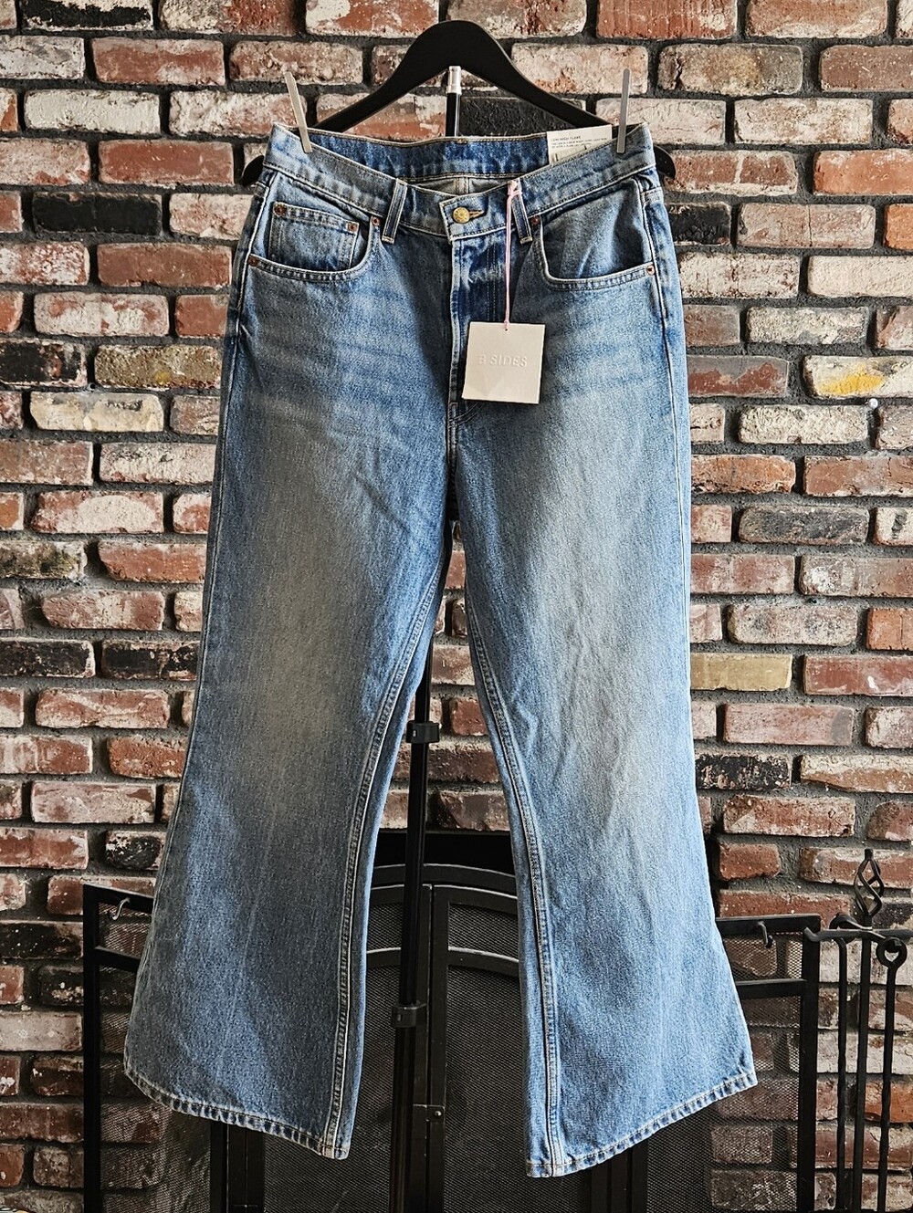 B SIDES Leni High Rise Flare Jeans